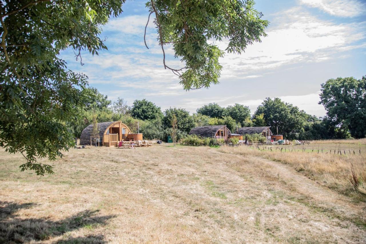 Вілла Barnhorn Glamping Hooe Екстер'єр фото