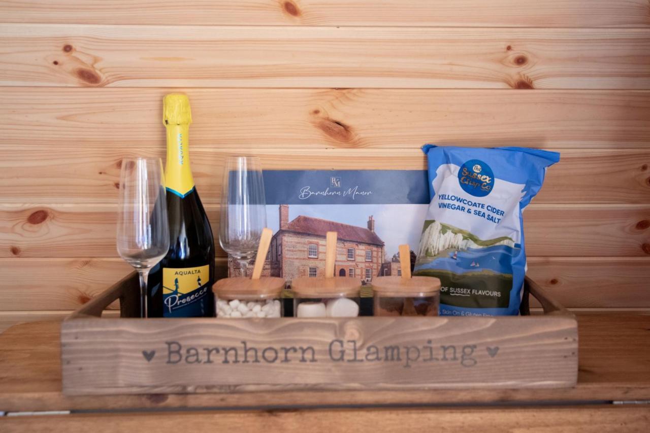 Вілла Barnhorn Glamping Hooe Екстер'єр фото